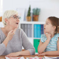 What is speech therapy used for in adults?